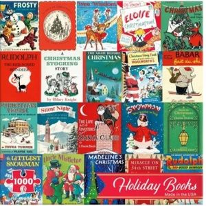Re-marks Holiday Books 1000 Piece Christmas Puzzle USA Made NEW